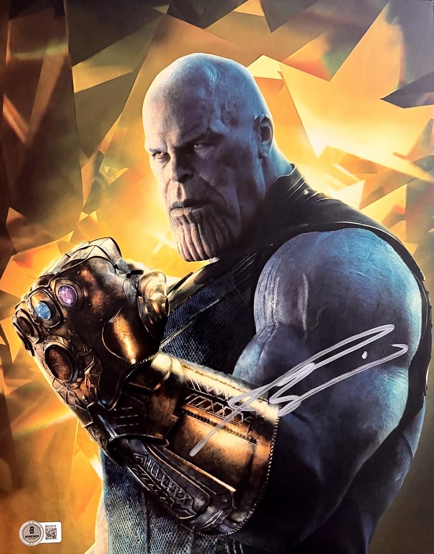 Josh Brolin Signed 11x14 Photo (Thanos) - Beckett COA